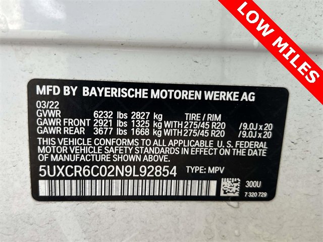 Used 2022 BMW X5 xDrive40i w/ Parking Assistance Package image 20