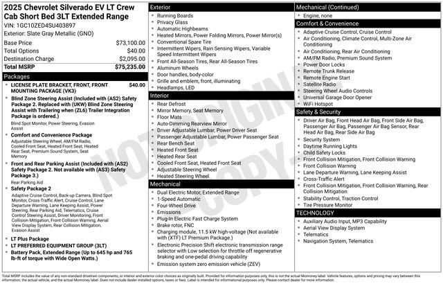 Used 2025 Chevrolet Silverado EV LT AWD/4WD image 42