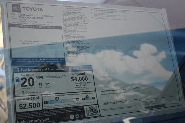 New 2026 Toyota Sequoia Limited AWD/4WD image 17