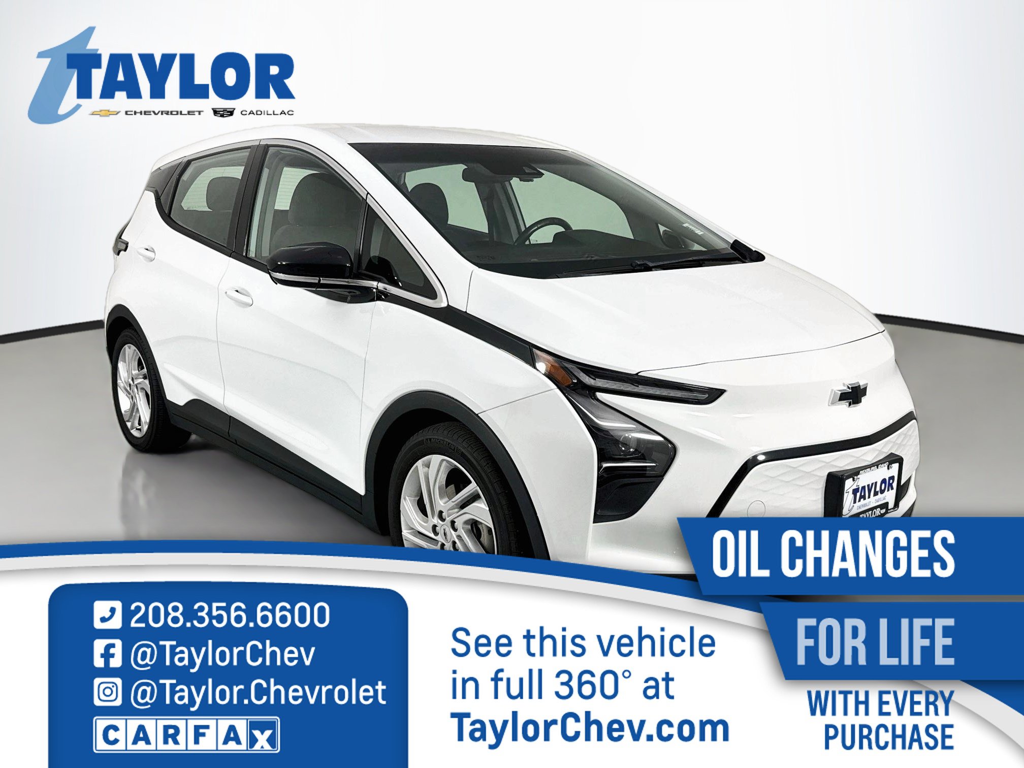 Certified 2023 Chevrolet Bolt LT w/ Driver Confidence Package