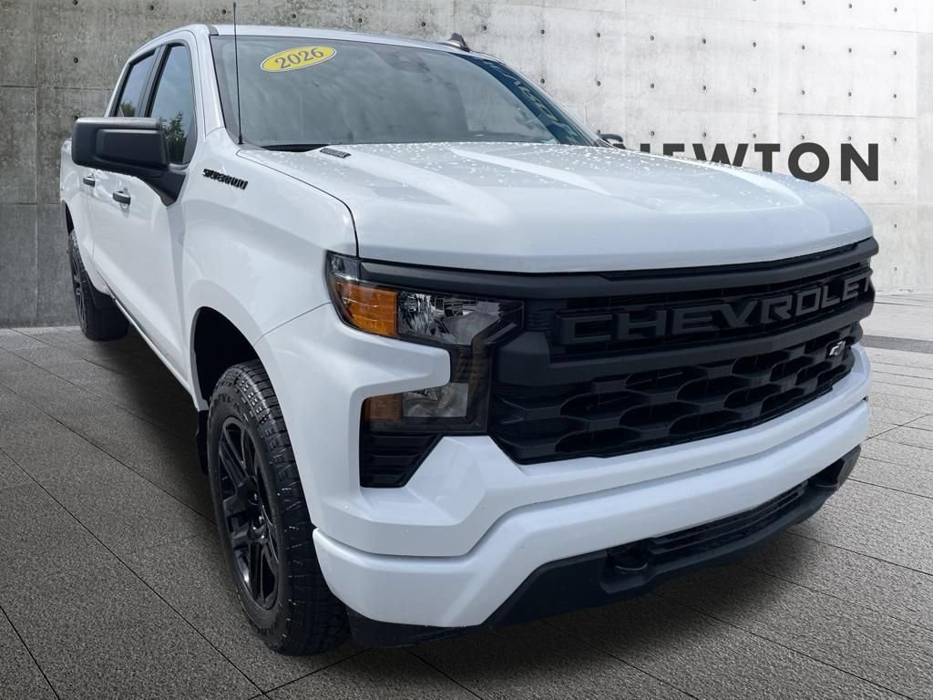New 2026 Chevrolet Silverado 1500 Custom w/ Turbomax Blackout Package