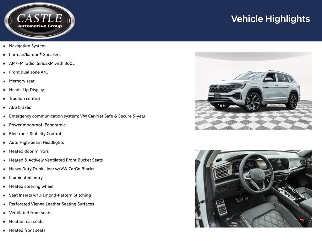 New 2026 Volkswagen Atlas SEL Premium R-Line AWD/4WD image 3