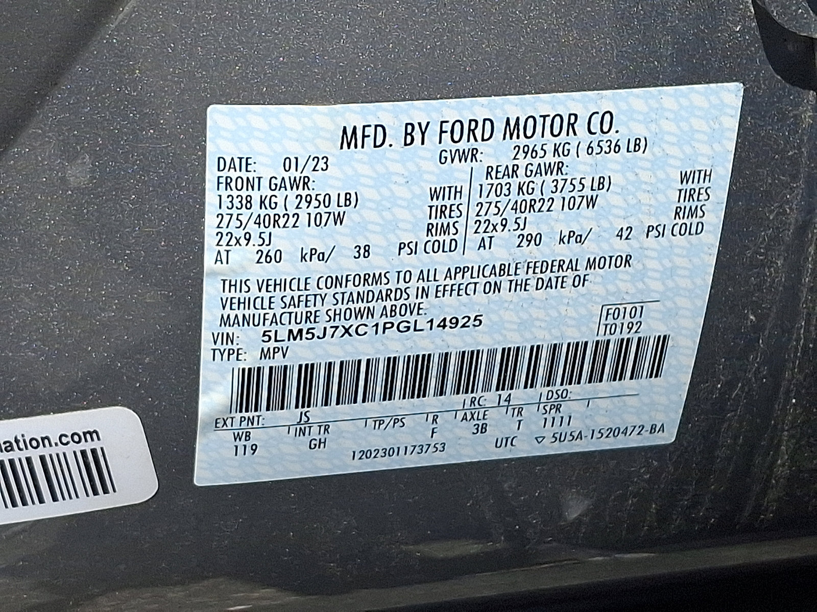 Used 2023 Lincoln Aviator Reserve w/ Equipment Group 201A AWD/4WD image 27
