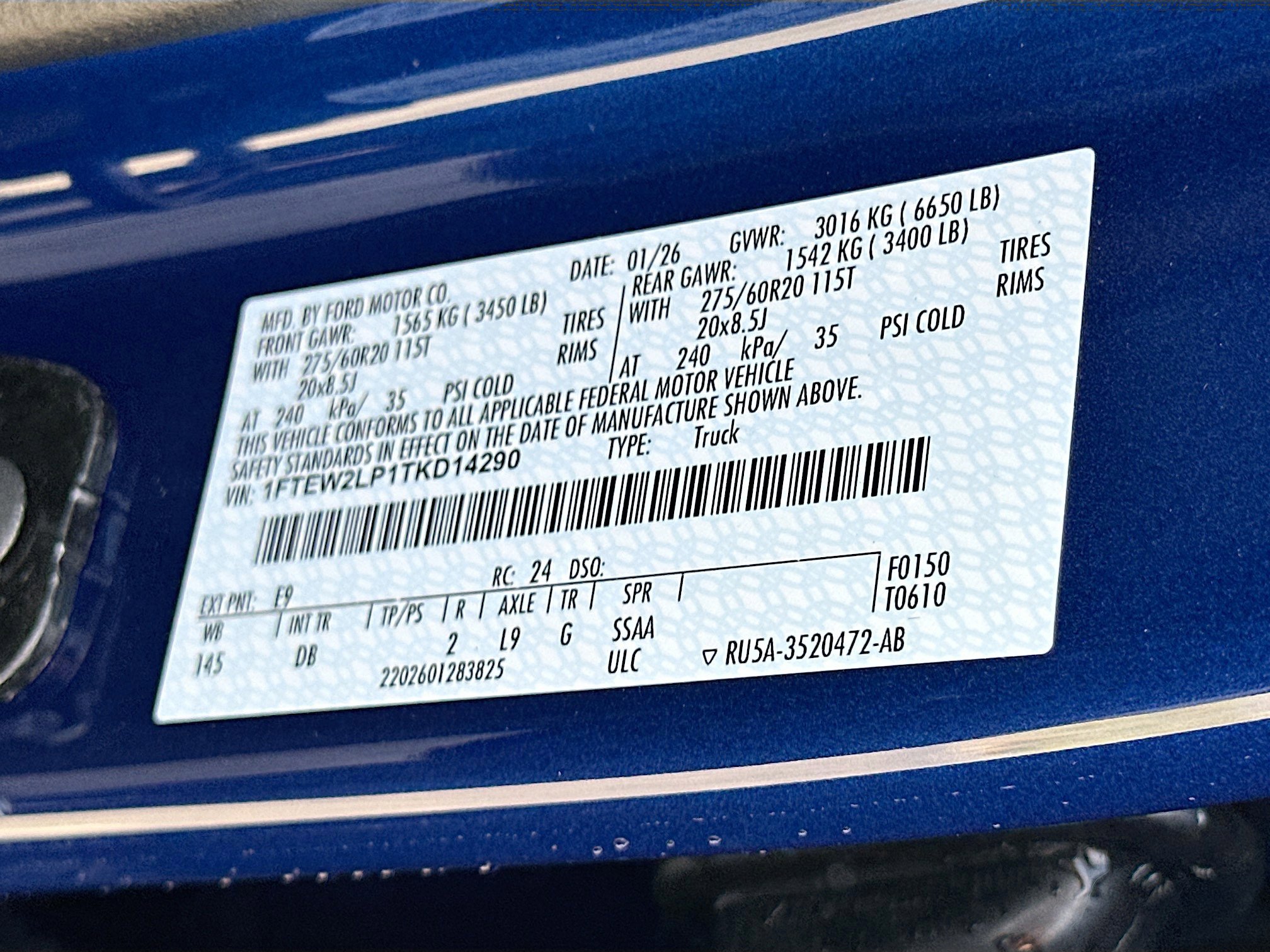 New 2026 Ford F150 STX w/ Equipment Group 200A image 20