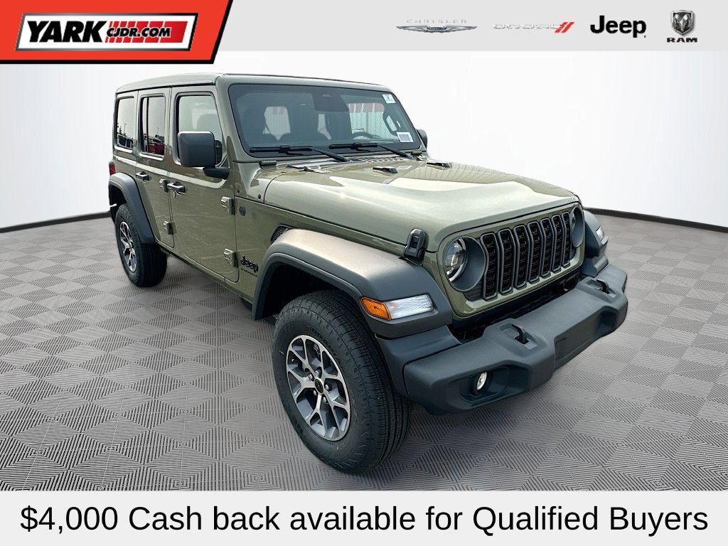 New 2026 Jeep Wrangler Unlimited Sport AWD/4WD 360° Tour