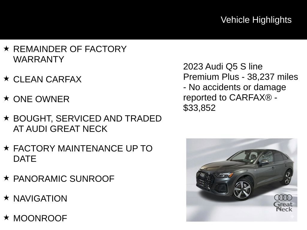 Used 2023 Audi Q5 2.0T Premium Plus w/ Premium Plus Package AWD/4WD image 9
