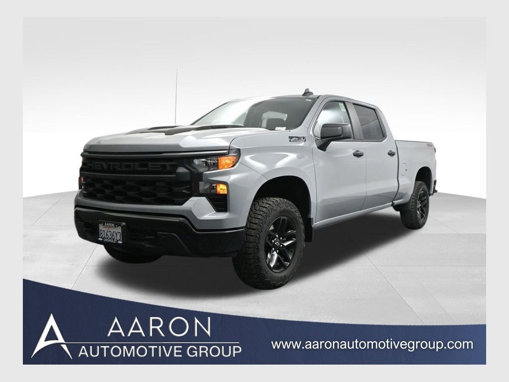 Used 2024 Chevrolet Silverado 1500 Custom Trail Boss w/ Dark Appearance Package image 1