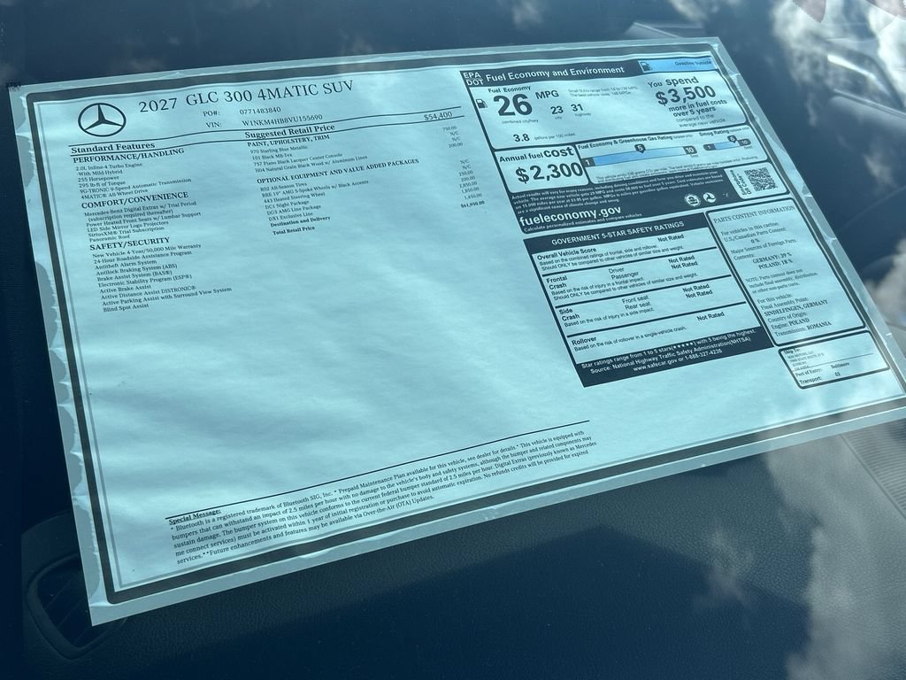 New 2027 Mercedes-Benz GLC 300 4MATIC image 36