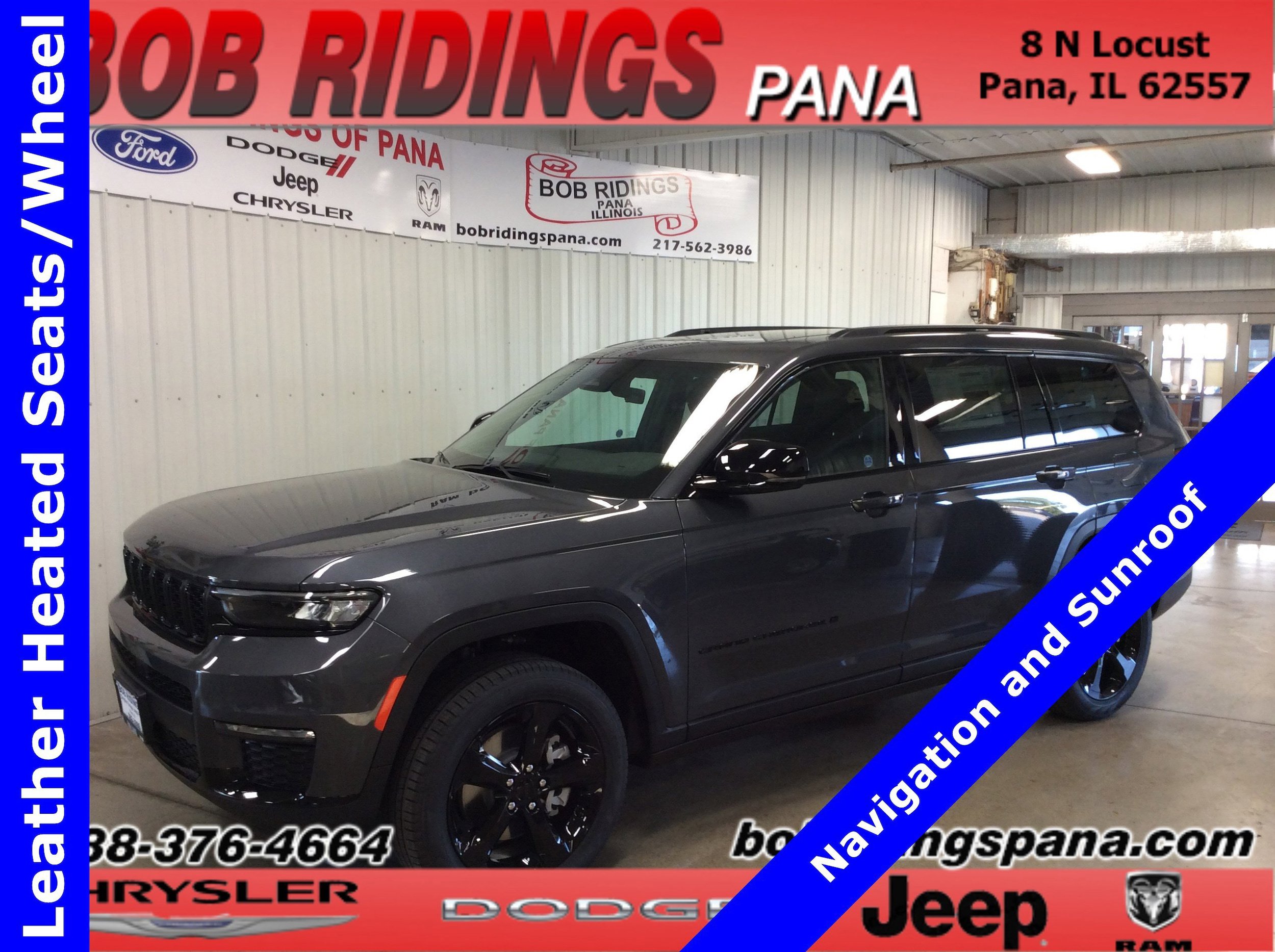 New 2025 Jeep Grand Cherokee L Limited w/ Black Appearance Package