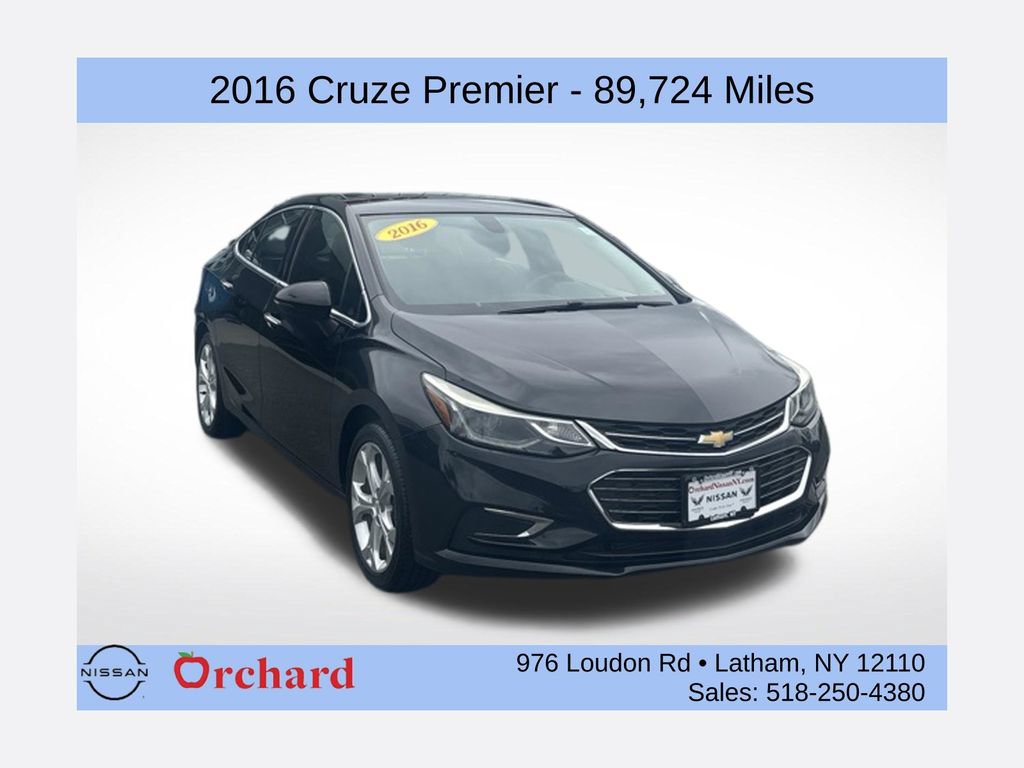 Used 2016 Chevrolet Cruze Premier FWD 360° Tour