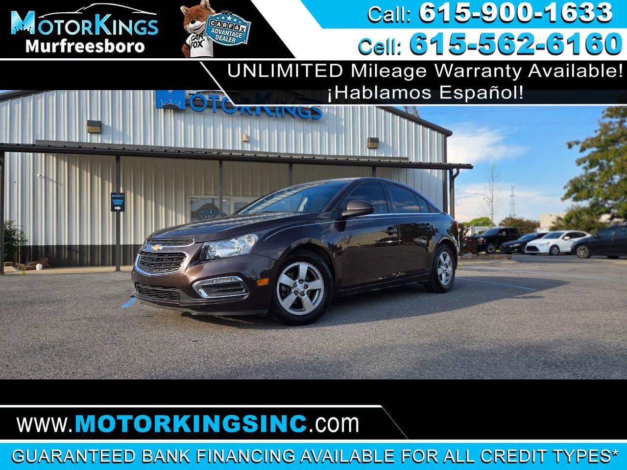 Used 2015 Chevrolet Cruze LT