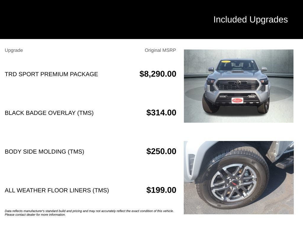 Used 2025 Toyota Tacoma TRD Sport w/ TRD Sport Premium Package AWD/4WD image 33