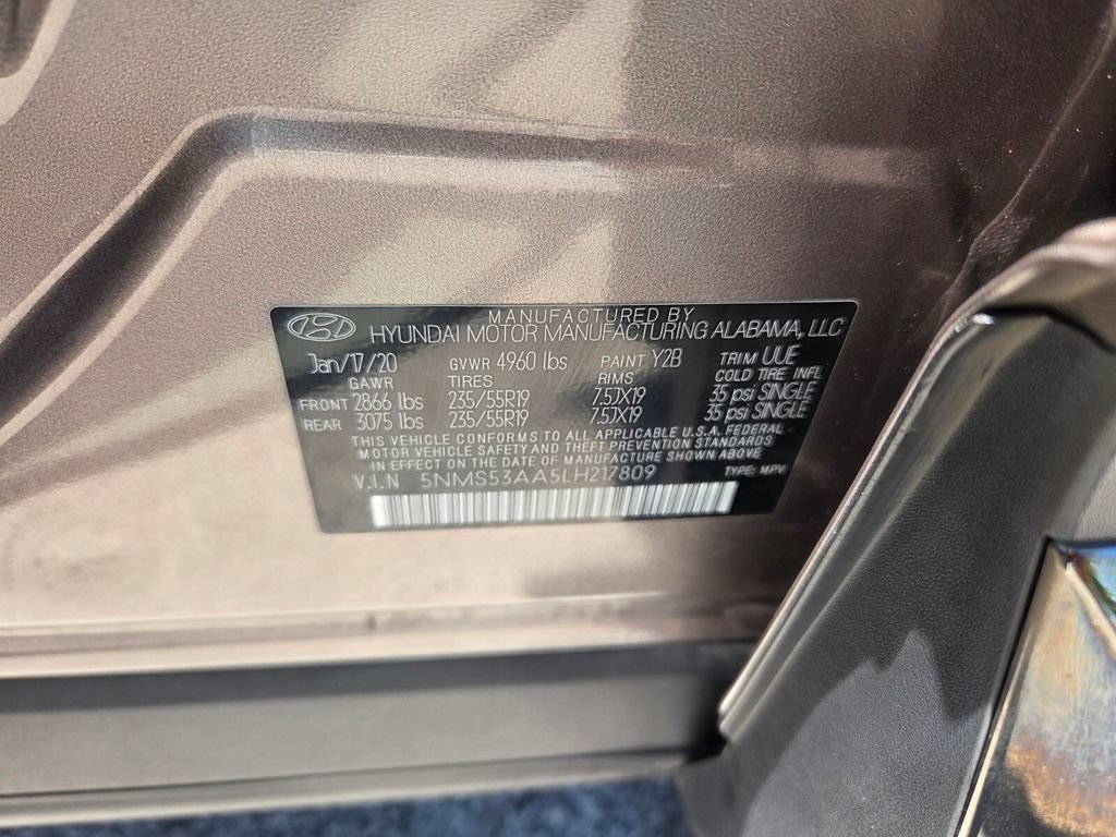 Used 2020 Hyundai Santa Fe Limited FWD image 22