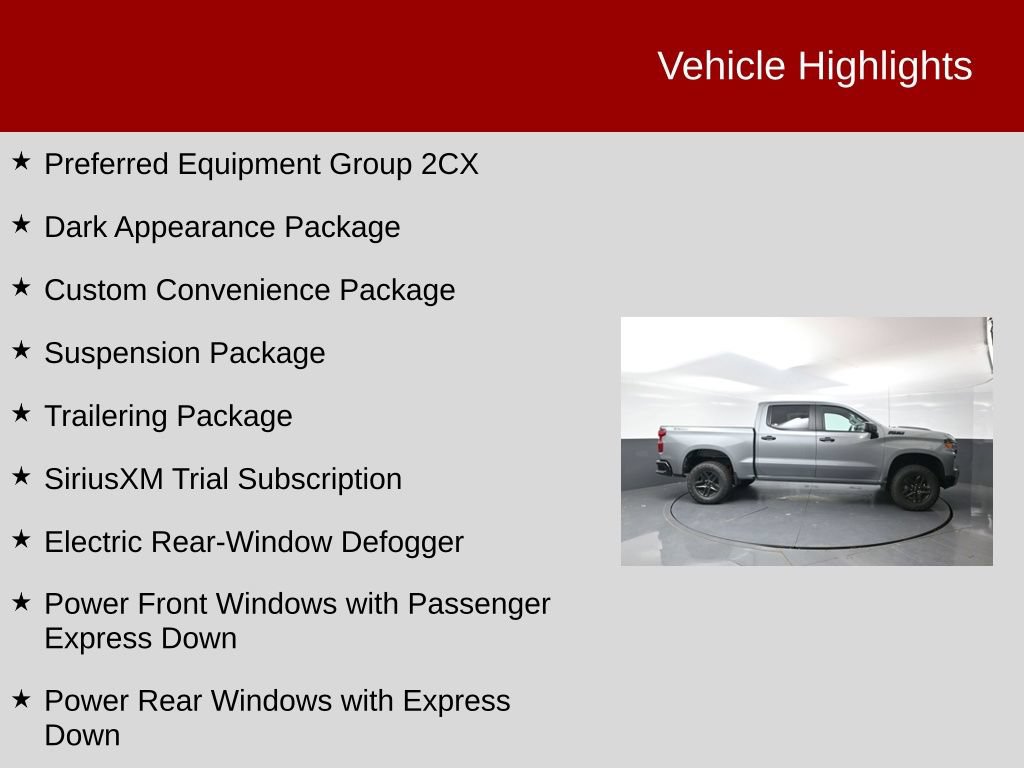 New 2026 Chevrolet Silverado 1500 Custom Trail Boss w/ Dark Appearance Package AWD/4WD video 2