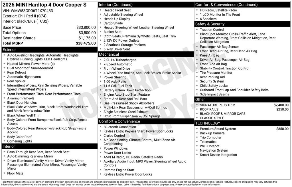 Used 2026 MINI Cooper S FWD image 9