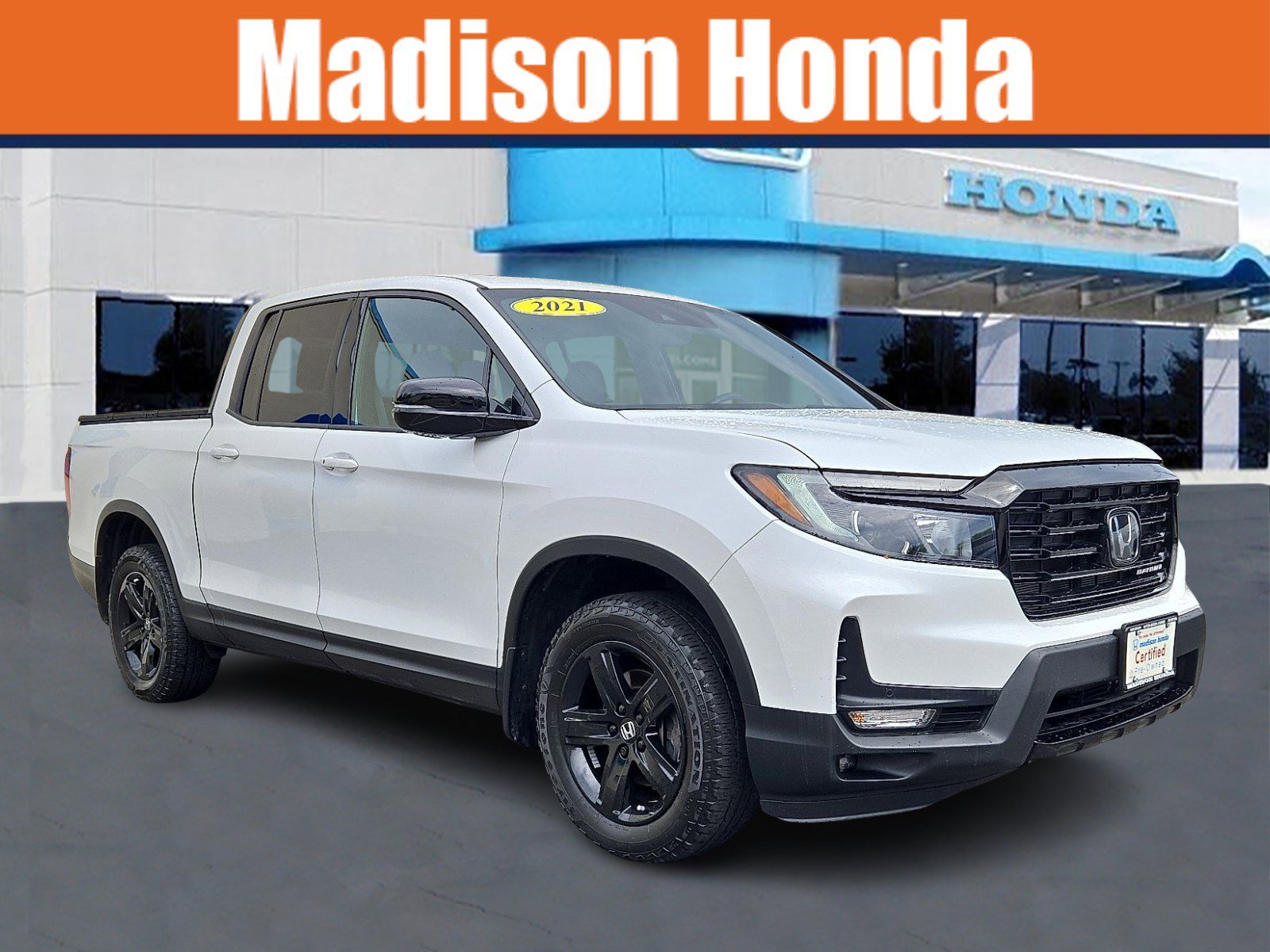 Certified 2021 Honda Ridgeline Black Edition