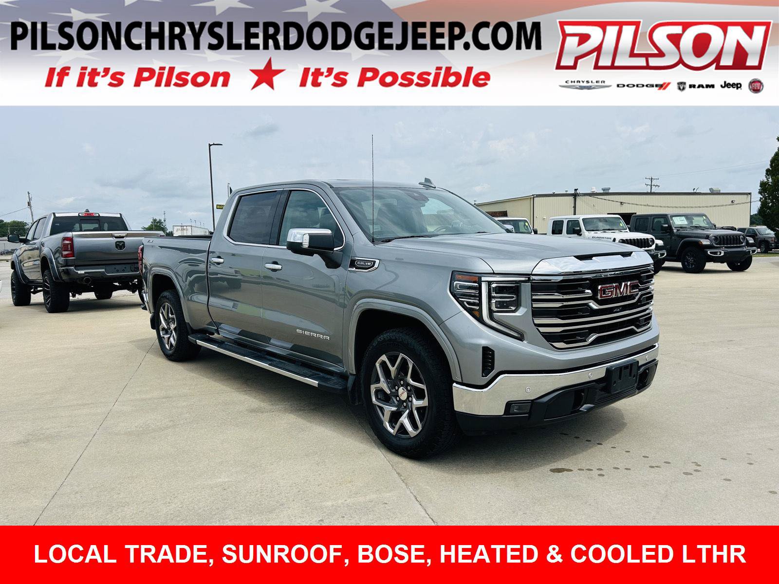 Used 2024 GMC Sierra 1500 SLT w/ SLT Premium Plus Package AWD/4WD image 1