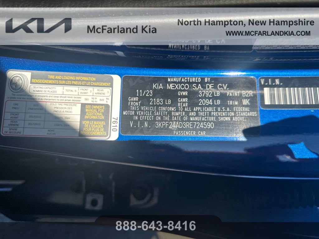 Used 2024 Kia Forte LXS image 17