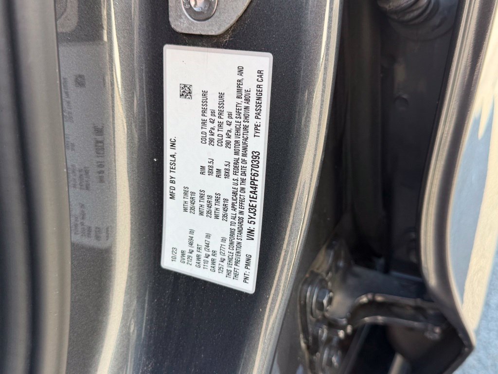 Used 2023 Tesla Model 3 Standard Range RWD image 42