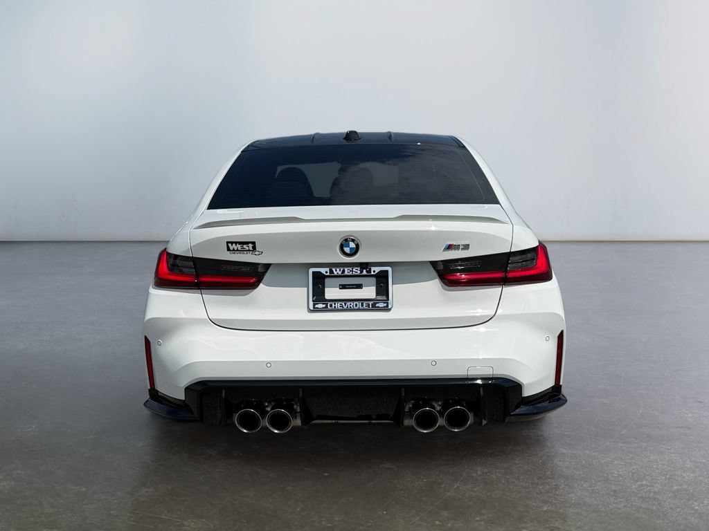 Used 2024 BMW M3 w/ Parking Assistance Package RWD image 4