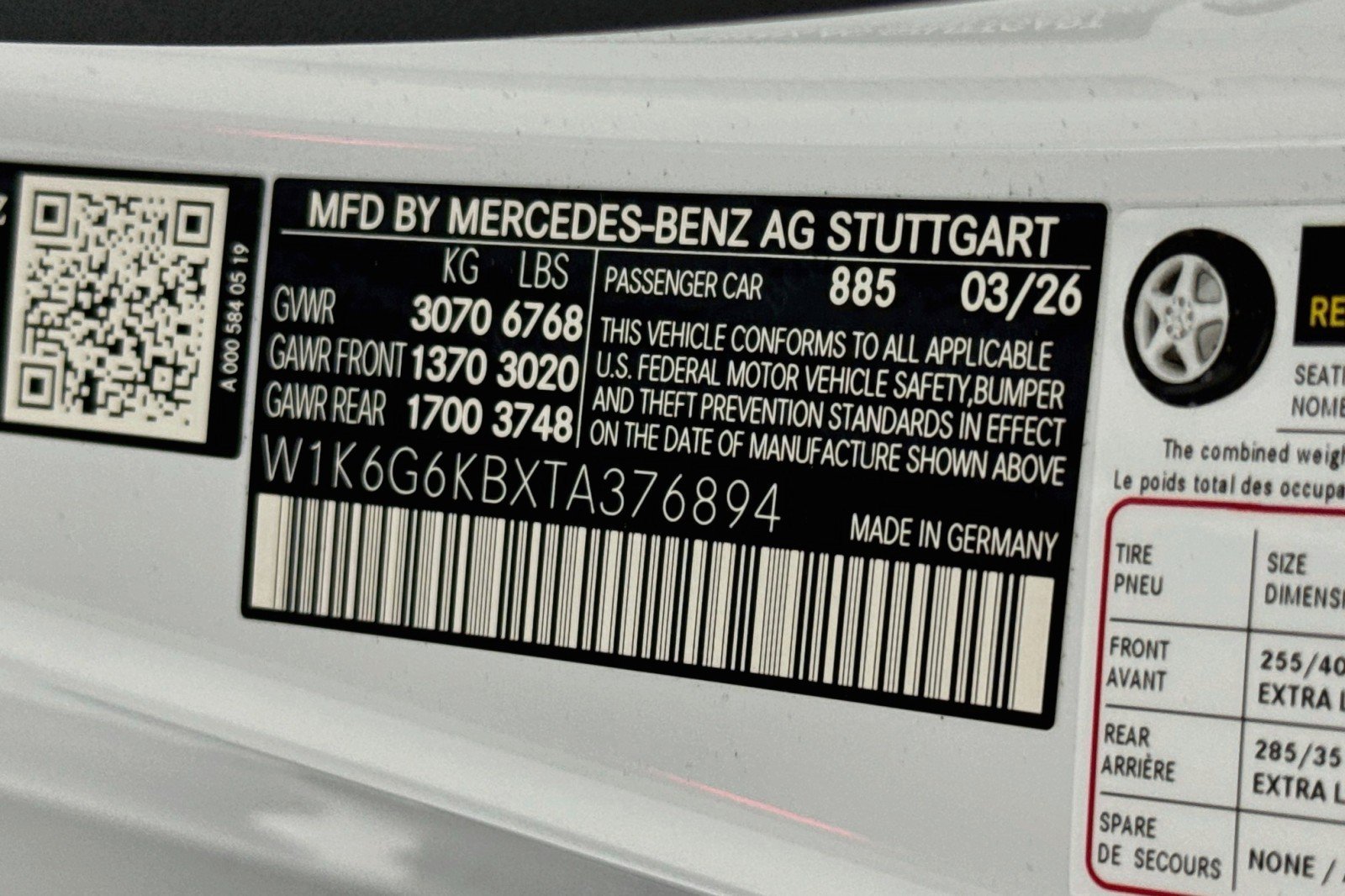 New 2026 Mercedes-Benz S 580e 4MATIC Sedan image 25