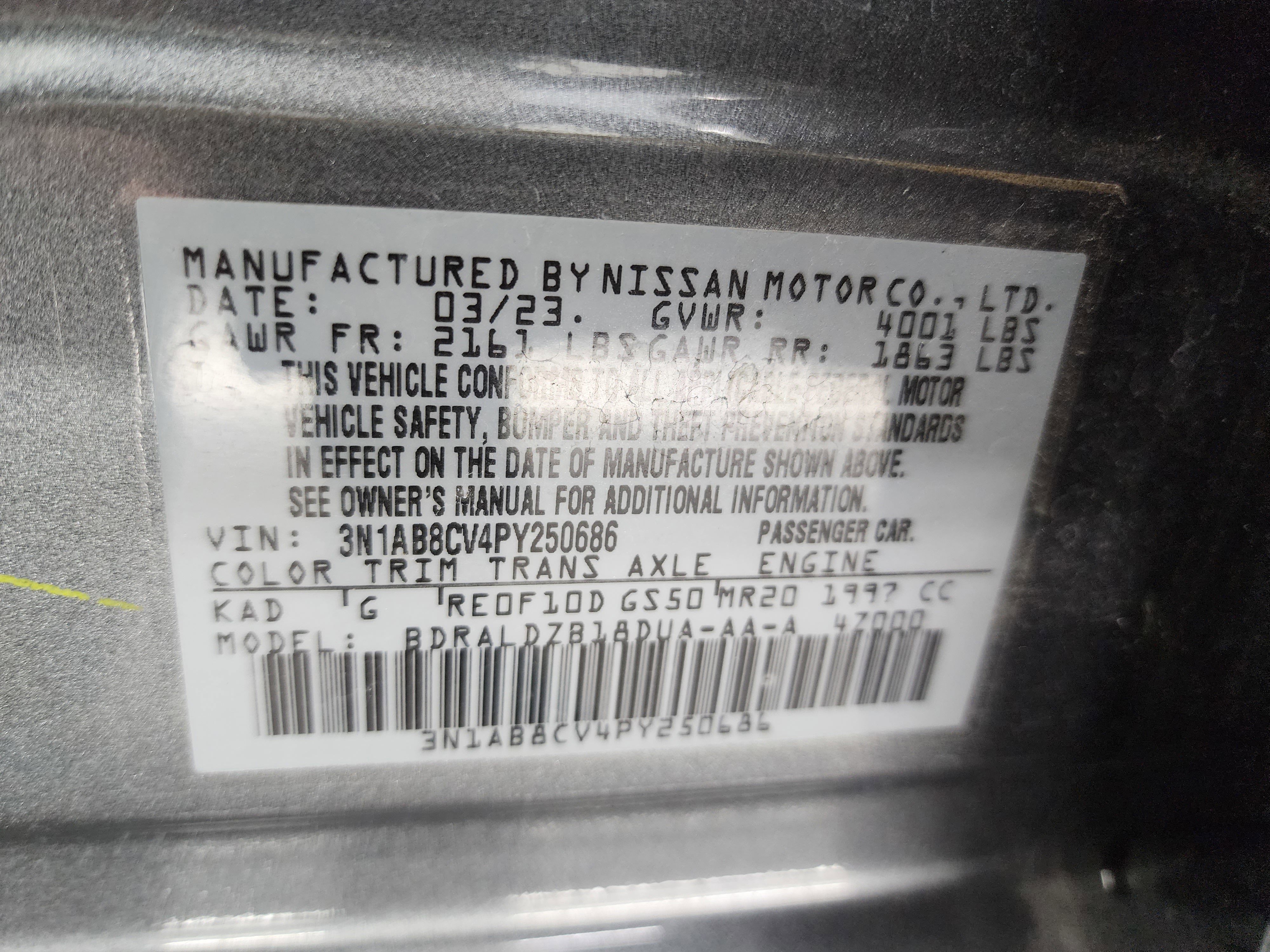 Used 2023 Nissan Sentra SV image 52