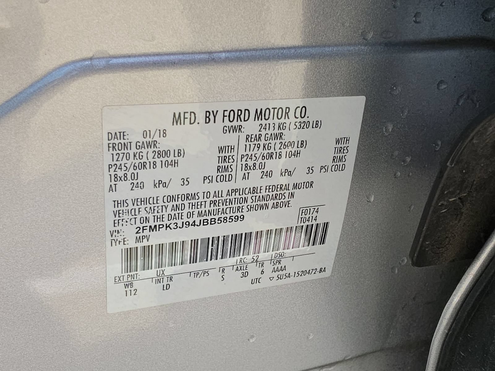 Used 2018 Ford Edge SEL w/ Equipment Group 201A FWD image 29