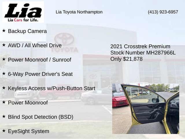 Used 2021 Subaru Crosstrek 2.0i Premium w/ Moonroof Package AWD/4WD image 14