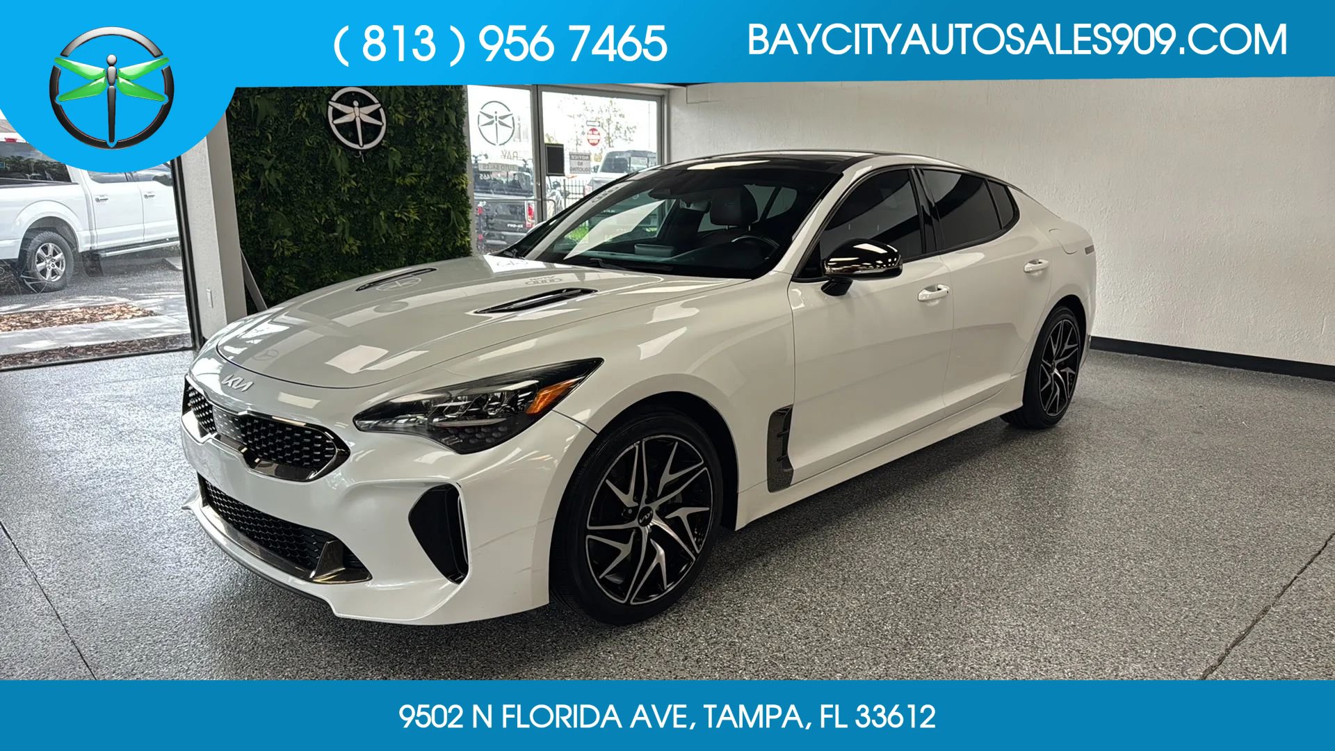Used 2022 Kia Stinger GT-Line w/ Sun & Sound Package RWD image 1