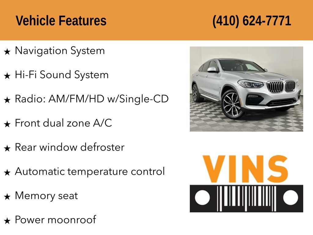Used 2019 BMW X4 xDrive30i w/ Driving Assistance Package AWD/4WD image 5