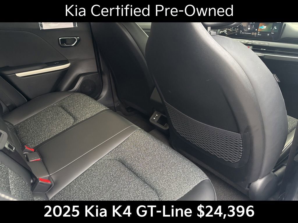 Certified 2025 Kia K4 GT-Line w/ GT-Line Sunroof Package image 22