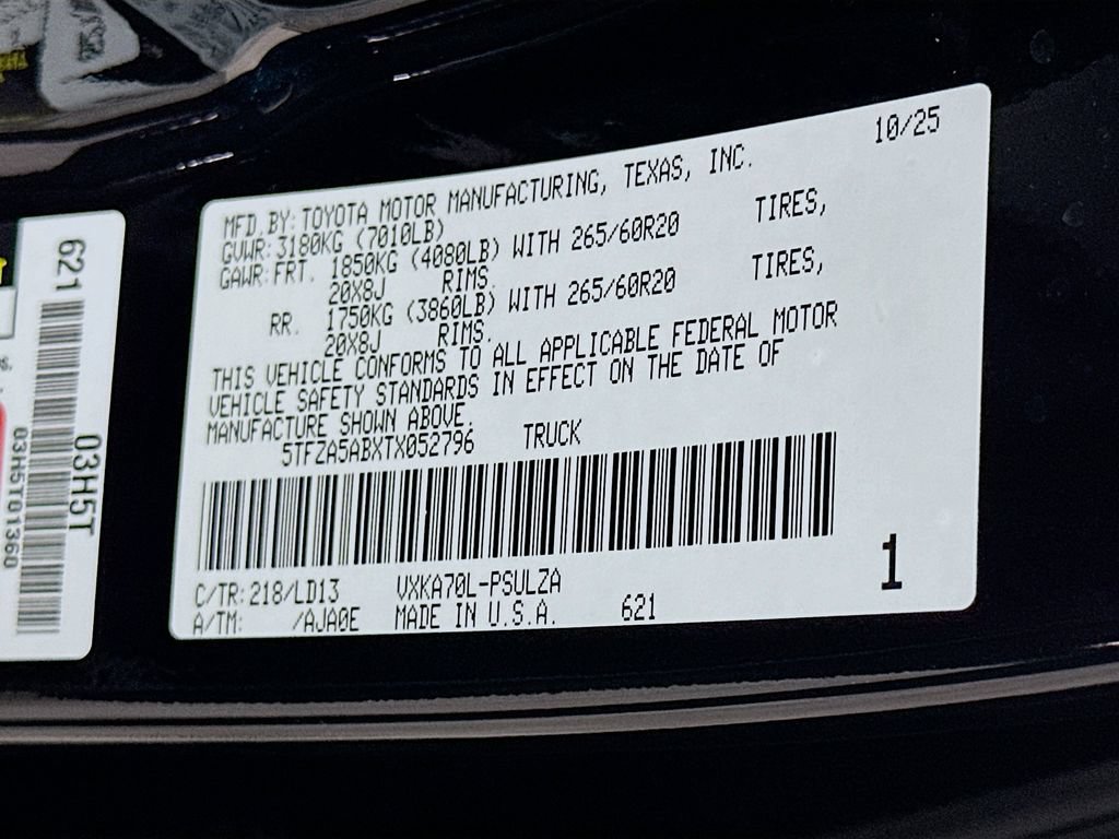 Certified 2026 Toyota Tundra Limited RWD image 33