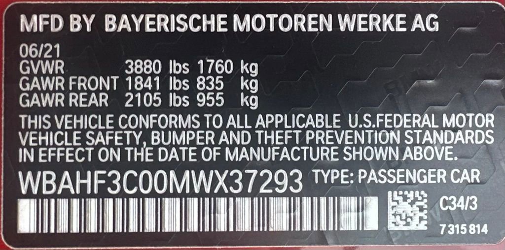 Used 2021 BMW Z4 sDrive30i w/ M Sport Package image 40