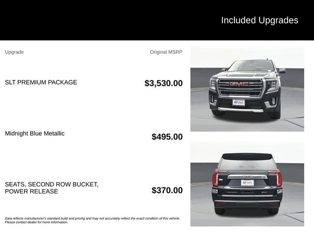 Used 2022 GMC Yukon XL SLT w/ SLT Premium Package AWD/4WD image 9