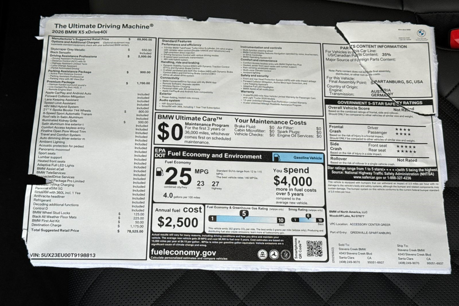 Used 2026 BMW X5 xDrive40i AWD/4WD image 28