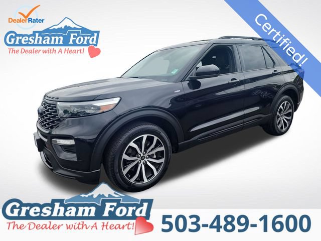 Certified 2023 Ford Explorer ST-Line w/ Class IV Trailer Tow Package