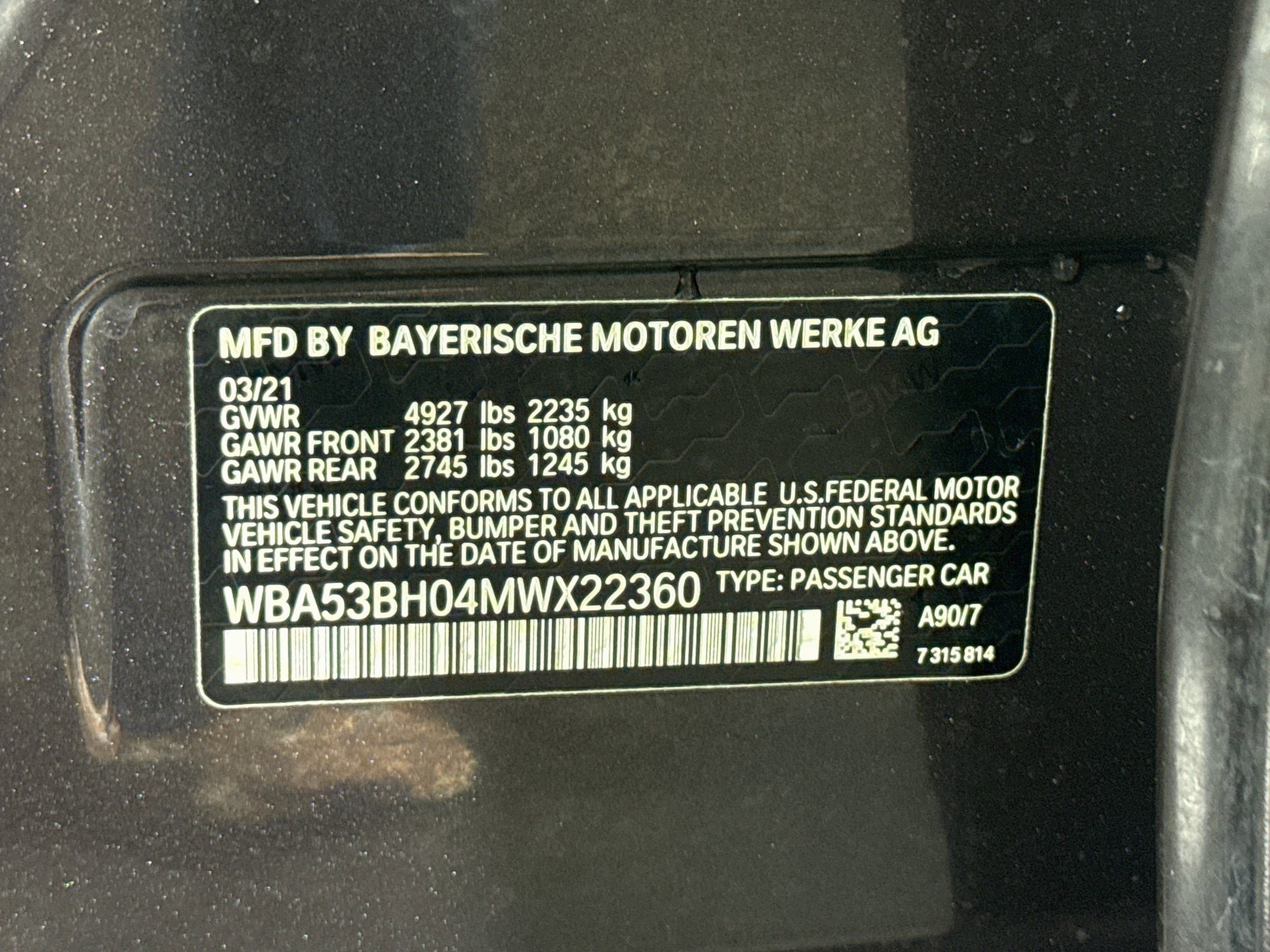 Used 2021 BMW 530i w/ Premium Package RWD image 40