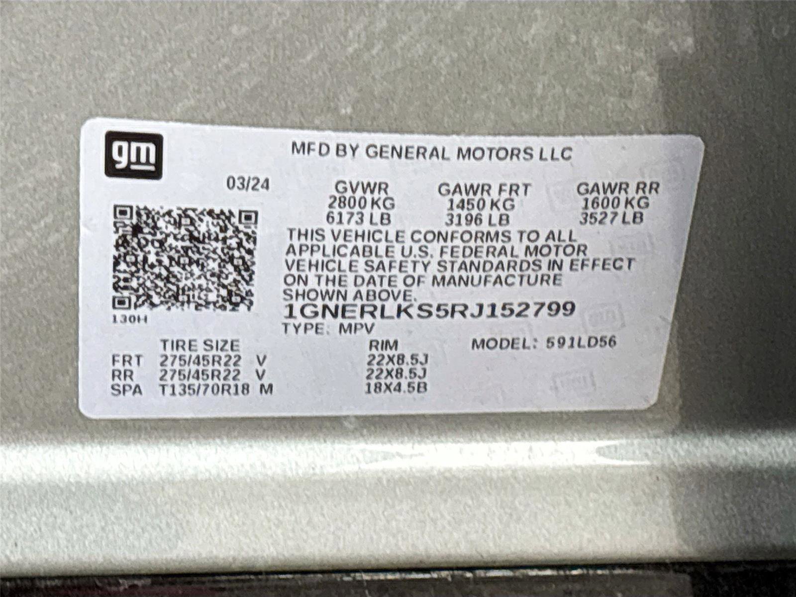 Used 2024 Chevrolet Traverse RS image 38