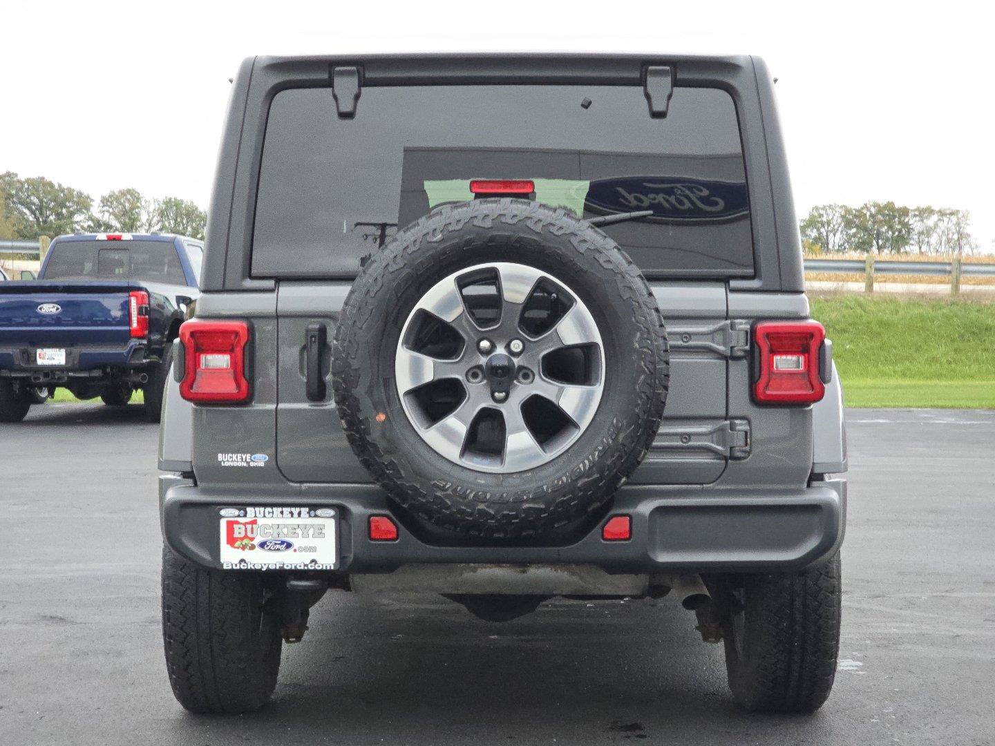 Used 2021 Jeep Wrangler Unlimited Sahara w/ Uconnect 4C Nav & Sound Group AWD/4WD image 14