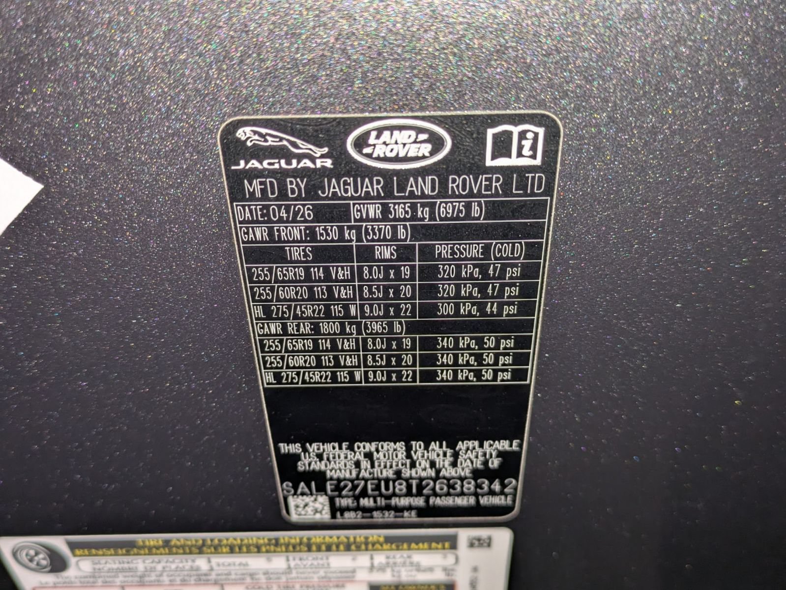 New 2026 Land Rover Defender 110 X-Dynamic SE AWD/4WD image 31