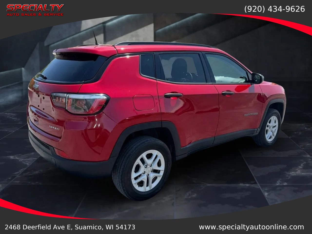 Used 2018 Jeep Compass Sport w/ Cold Weather Group AWD/4WD image 9