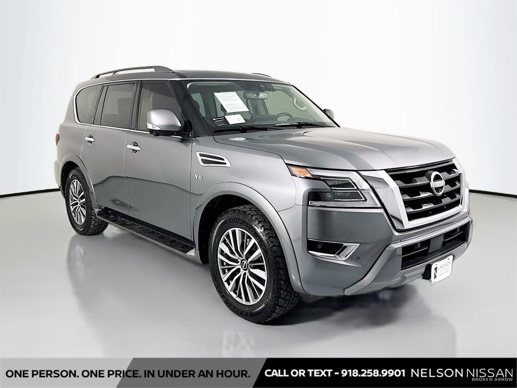 Used 2021 Nissan Armada SL w/ Captain's Chairs Package AWD/4WD image 3