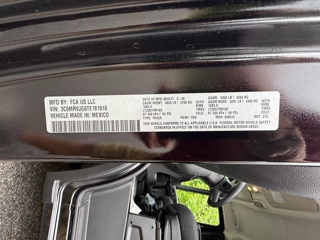 New 2026 RAM ProMaster 3500 w/ Safety Group FWD image 30