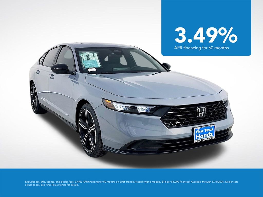 New 2026 Honda Accord Sport