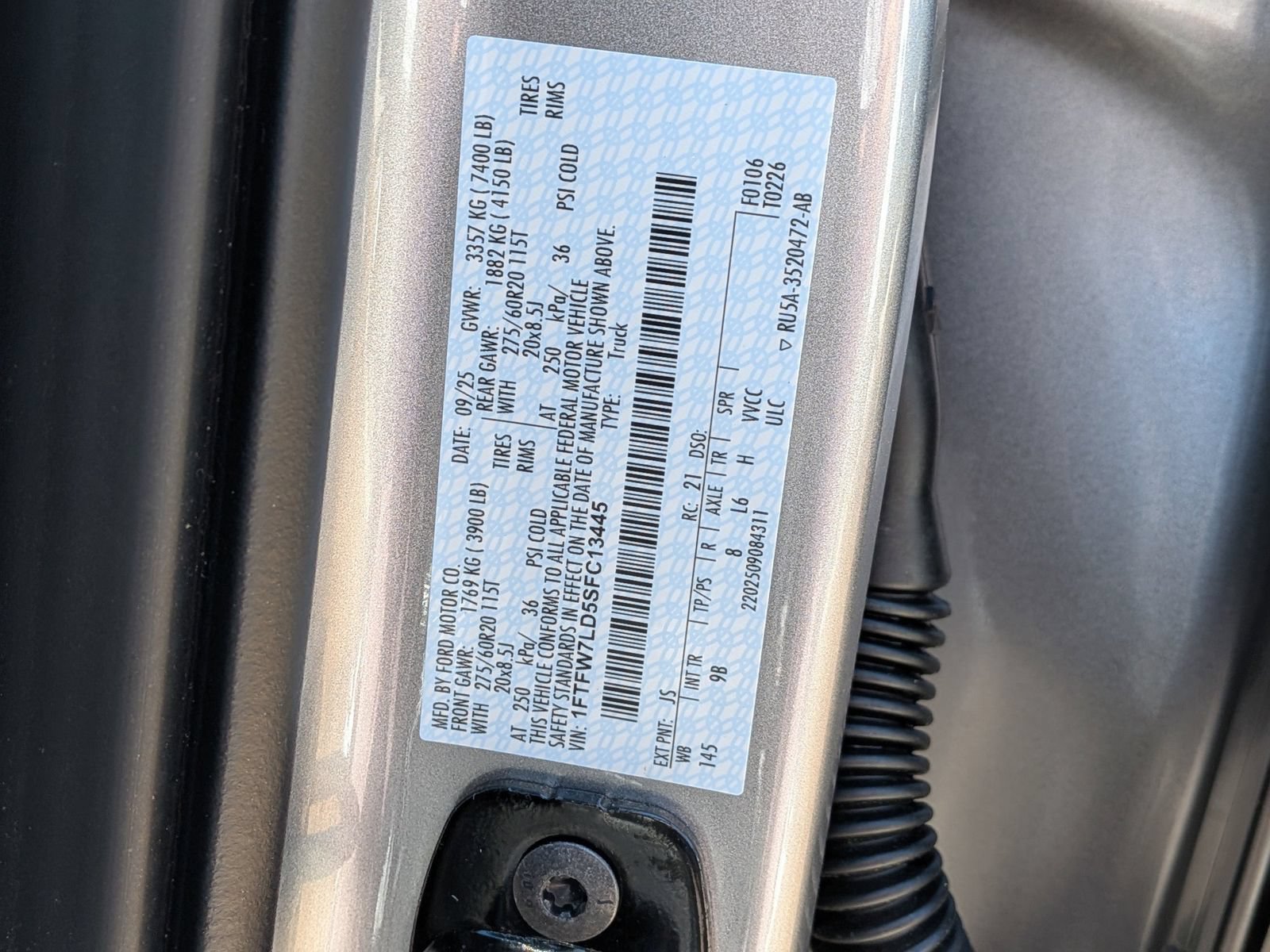 Certified 2025 Ford F150 Platinum AWD/4WD image 16