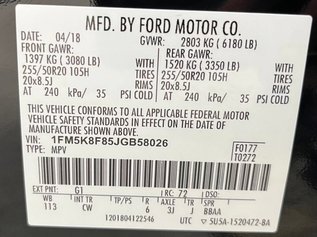 Used 2018 Ford Explorer Limited AWD/4WD image 62