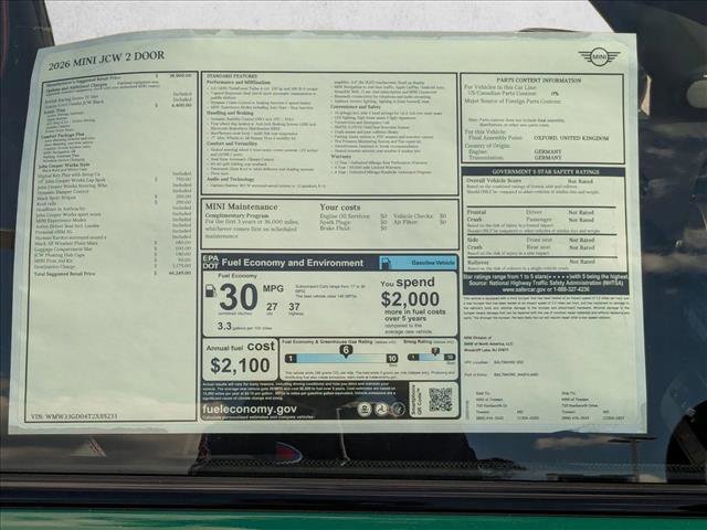 New 2026 MINI Cooper John Cooper Works image 19
