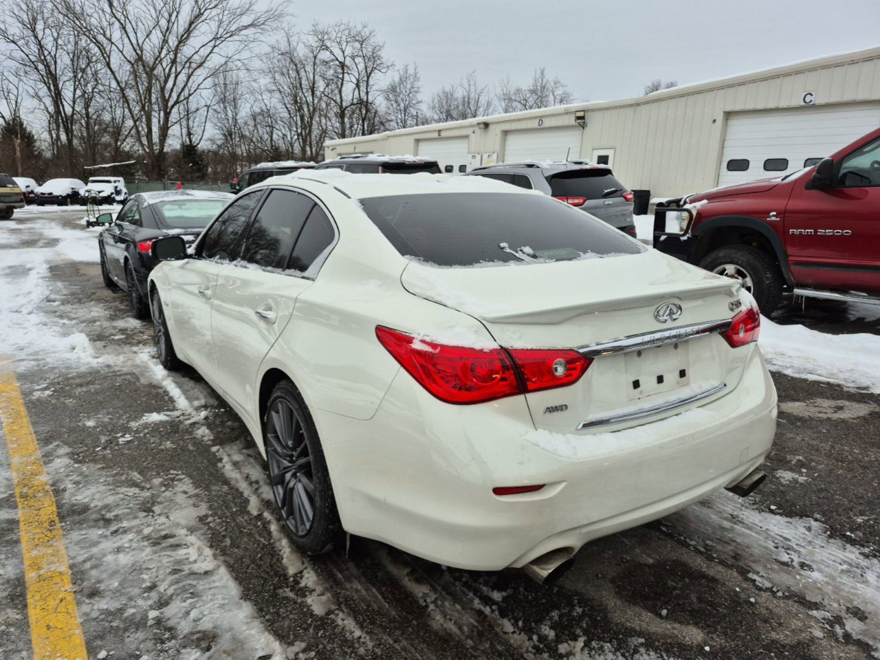 Used 2016 INFINITI Q50 Red Sport 400 image 2