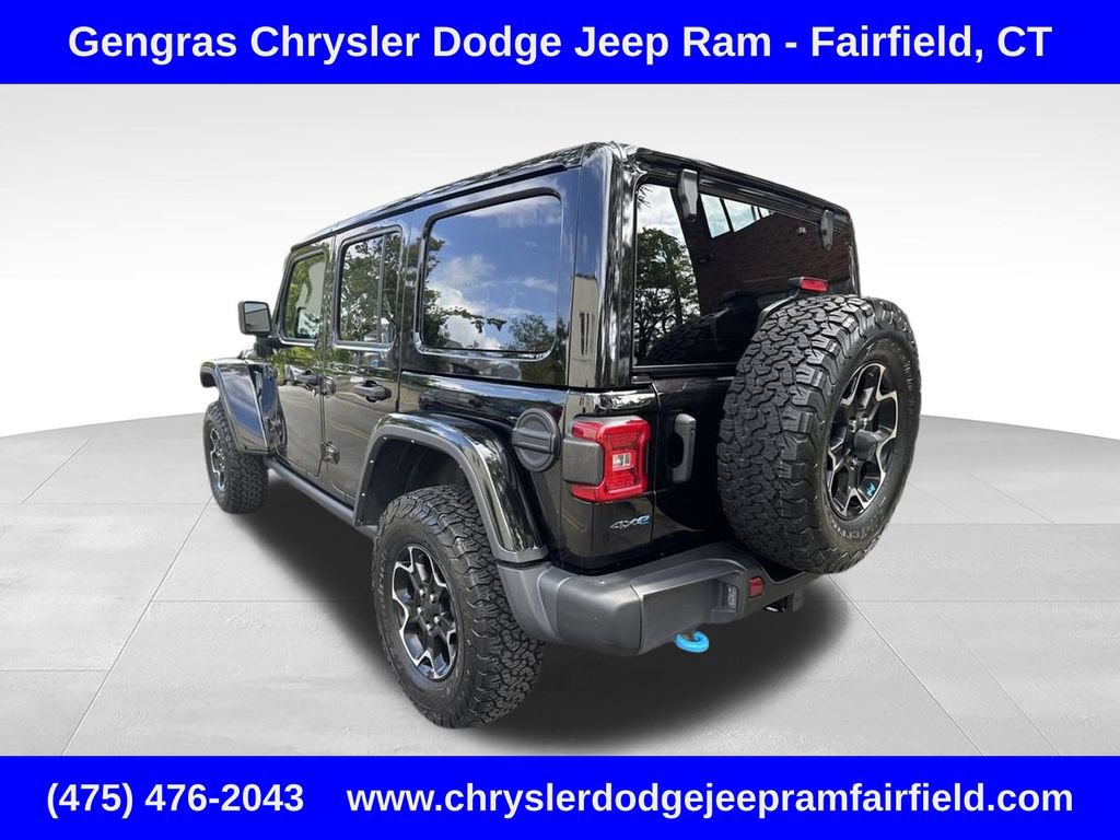 Used 2022 Jeep Wrangler Unlimited Rubicon 4xe w/ Steel Bumper Group AWD/4WD image 5