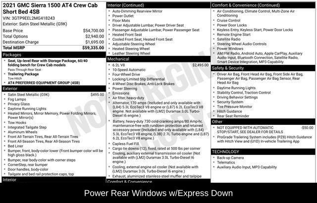 Used 2021 GMC Sierra 1500 AT4 image 9